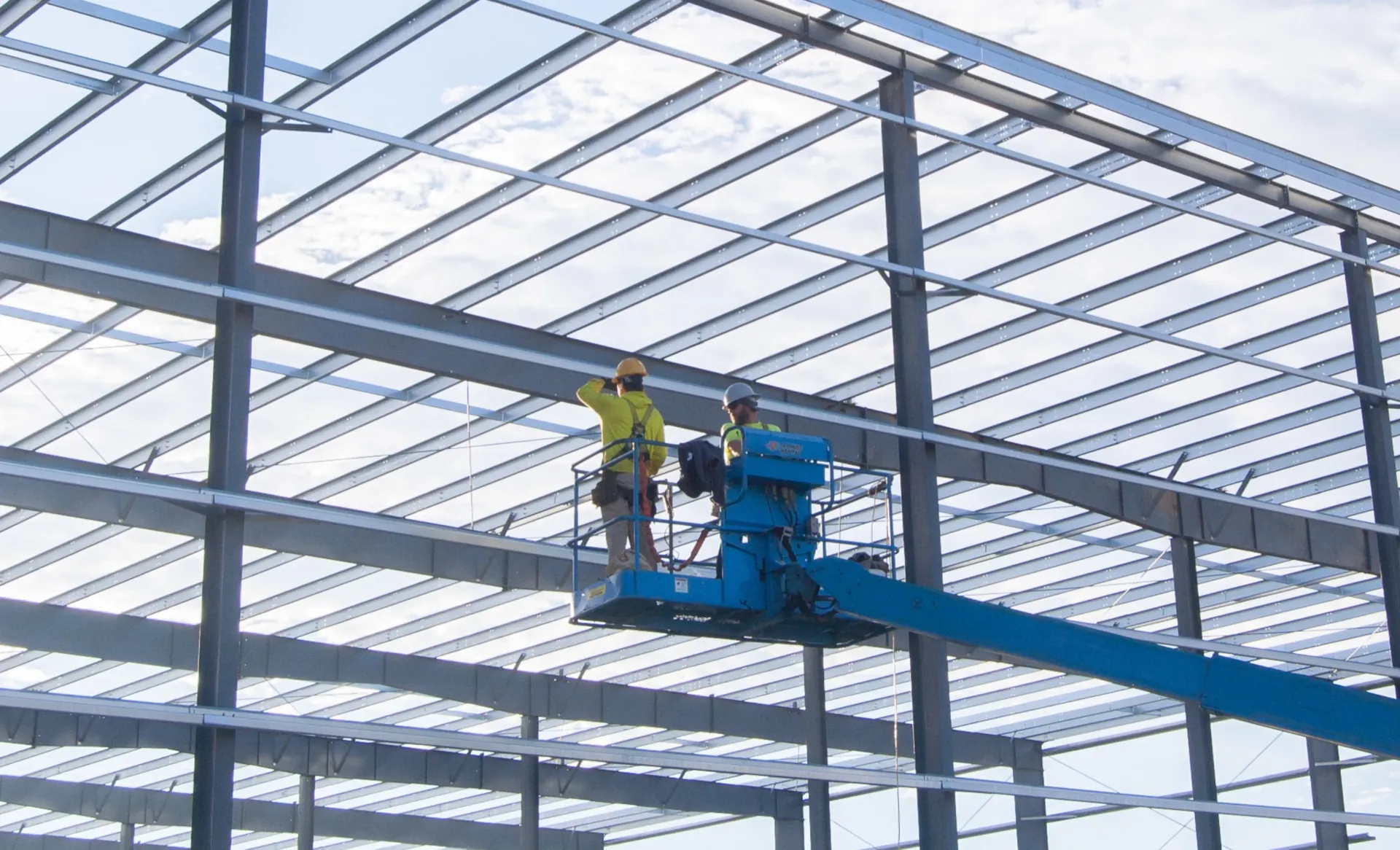 Powered access platforms in use